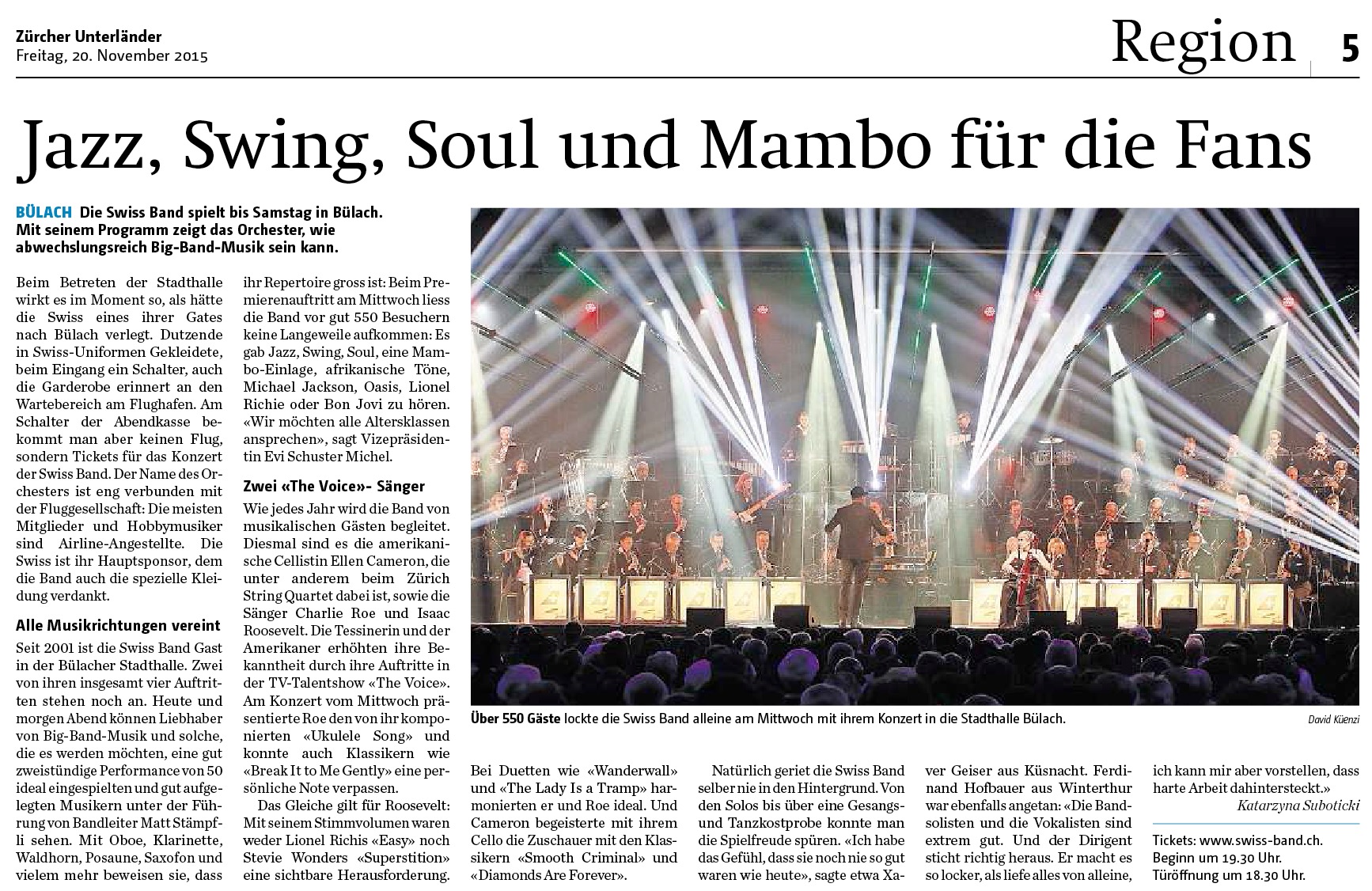 In Concert 2015 – ZU 20.11.2015