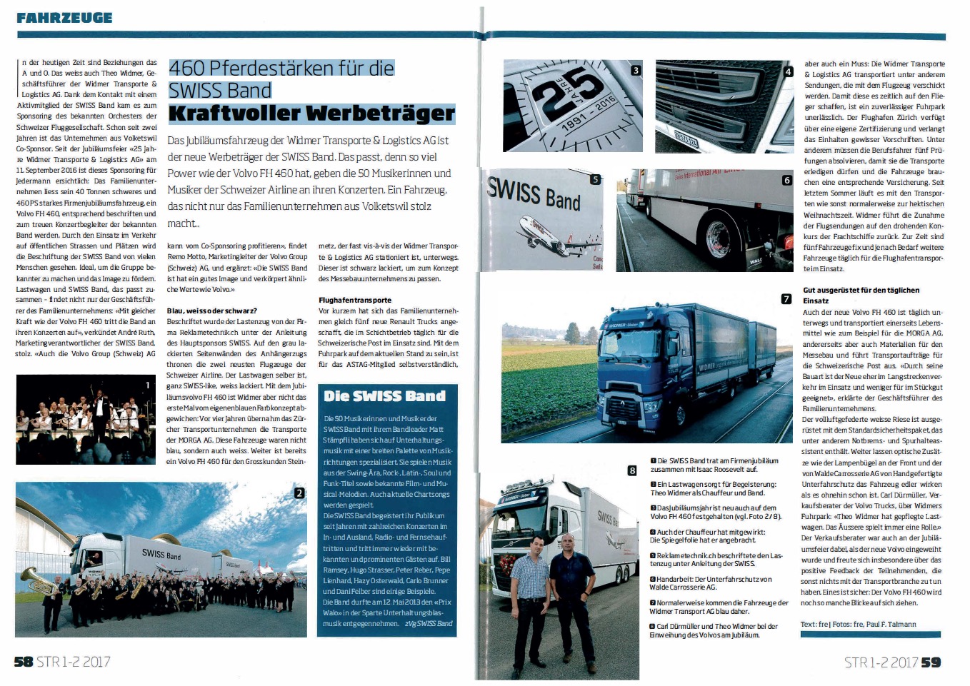 460 Pferdestärken für die SWISS Band – STR 1-2 2017