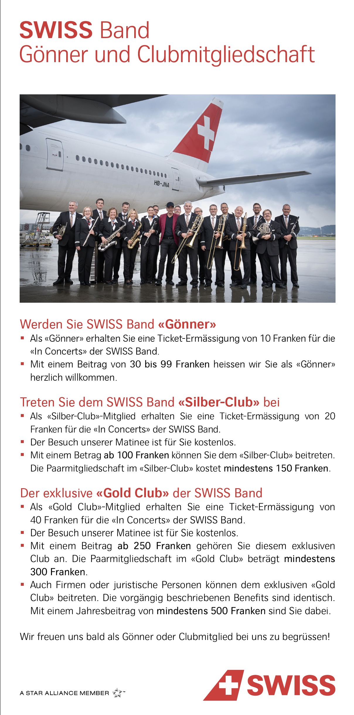 Flyer »Gönner»